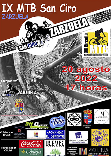 IX MTB San Ciro- Zarzuela - XIII C. MTB DIP. CUENCA 2022