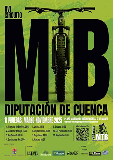 XVI CIRCUITO PROVINCIAL DE MTB DIPUTACIÓN DE CUENCA 2025